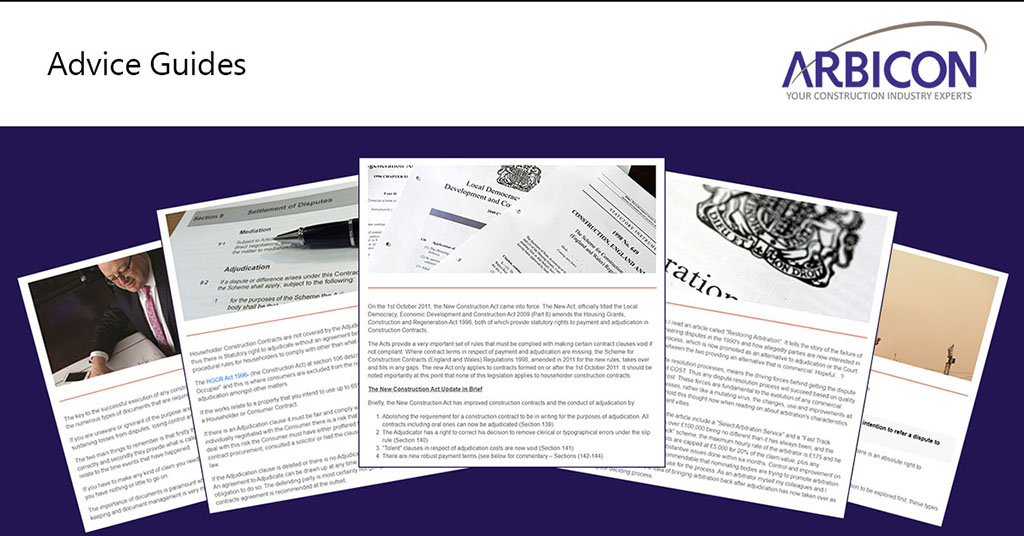 arbicon's tweet image. Arbicon have created a number of Advice Guides to help you get what you're owed, take a look here: ow.ly/wbEE50xpbet #paymentissues #constructionlaw #construction