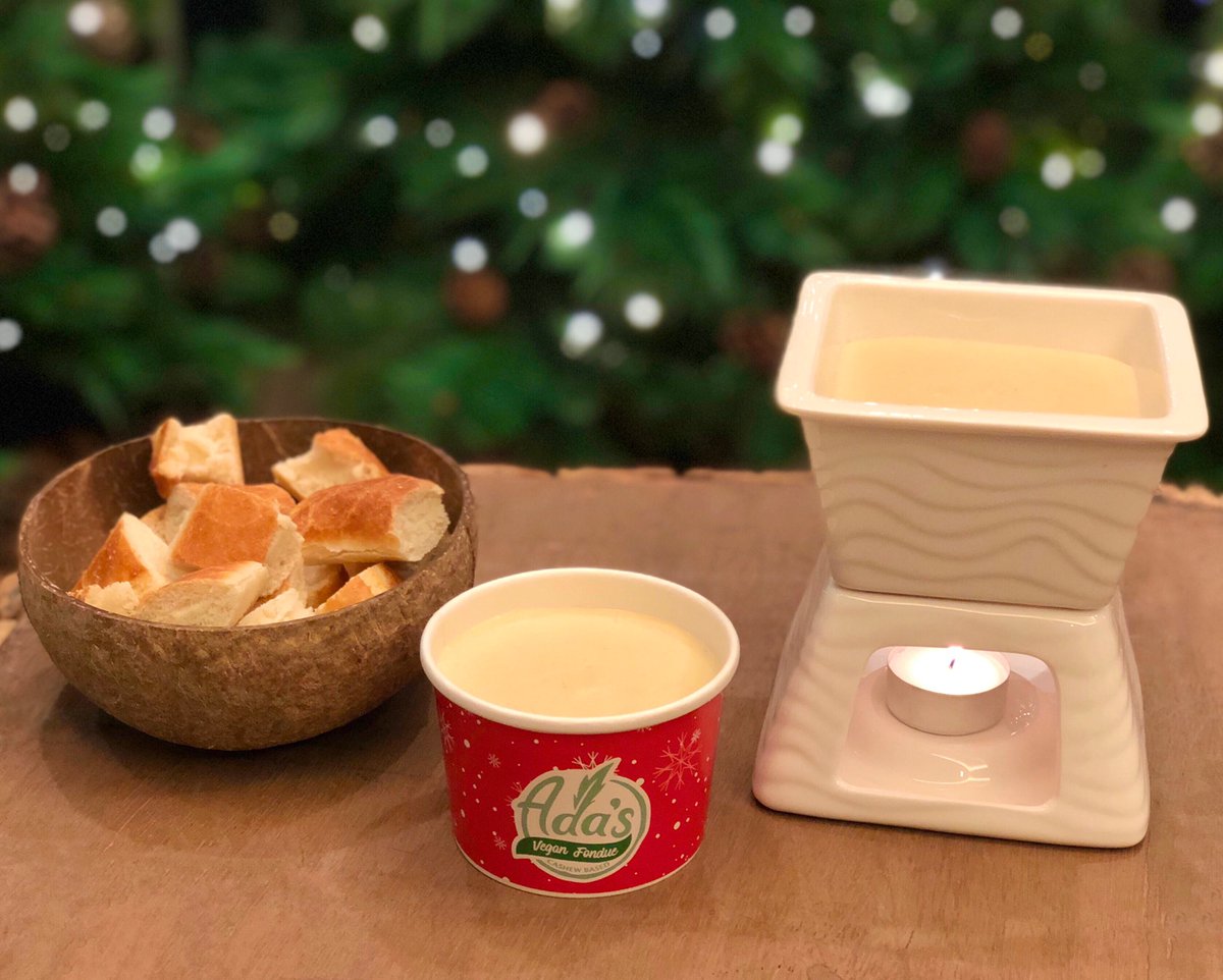 AdasVegan's tweet photo. December’s Finally Here!

‘Tis the season for family &amp; friends to meet over fondue &amp; raclette nights!

That’s why, Ada’s Vegan Fondue is back for the festive period.

If you can’t find it in the store next to you that has Ada’s Products, do order it from them! 💚 https://t.co/ryHtGQasrl