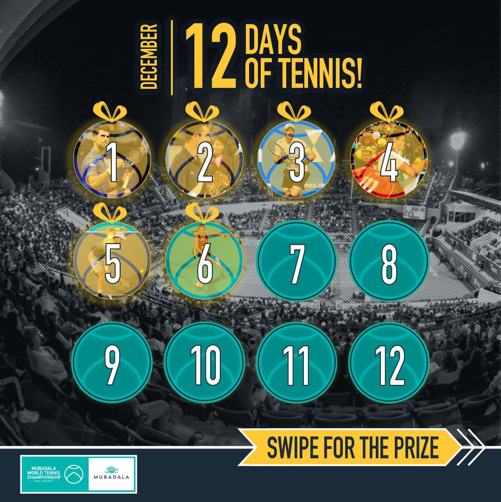 MubadalaWTC's tweet photo. We're Jelena from the rooftops! Buy your tickets today for a chance to win signed merch from this ex #MWTC superstar ๐ https://t.co/SxflmMYaau
#12DaysOfTennis https://t.co/Jn0WGm7cN7