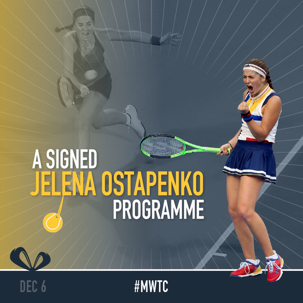 MubadalaWTC's tweet photo. We're Jelena from the rooftops! Buy your tickets today for a chance to win signed merch from this ex #MWTC superstar ๐ https://t.co/SxflmMYaau
#12DaysOfTennis https://t.co/Jn0WGm7cN7