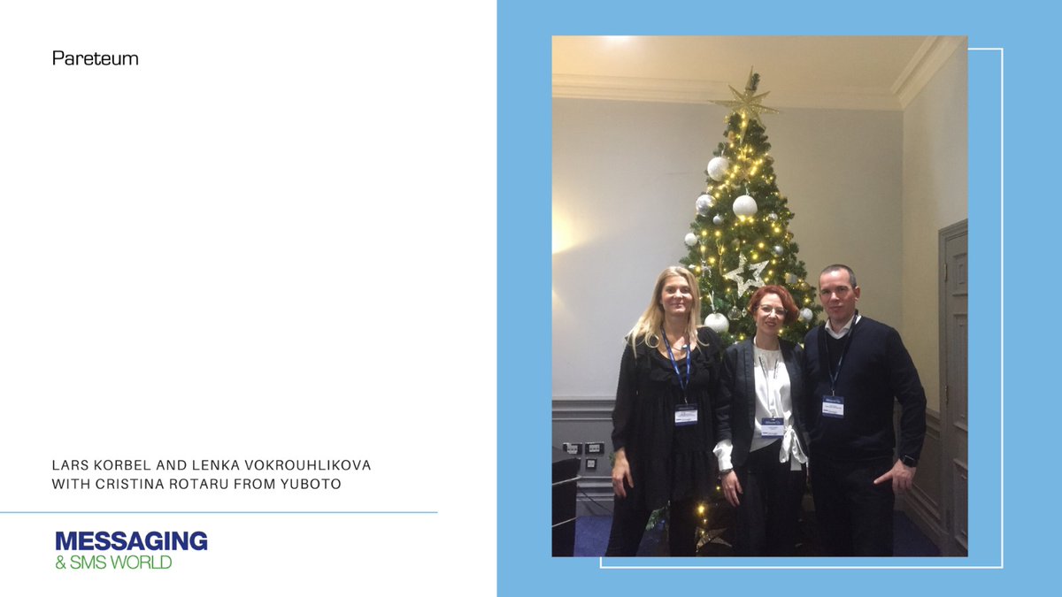 Pareteum1's tweet photo. Lars Korbel and Lenka Vokrouhlikova with Cristina Rotaru from @Yuboto at the #Messaging & #SMS World event.
@capacitymedia
@Pareteum1
#CapacityEurope2019 #MVN #MVNE #MVNO #MNO #MVNES #SIM #OptimizeAllTheThings #eSIM #IoT #M2M #Blockchain #Roaming #Connectivity #Innovation #AI https://t.co/aRC9C1ha9T