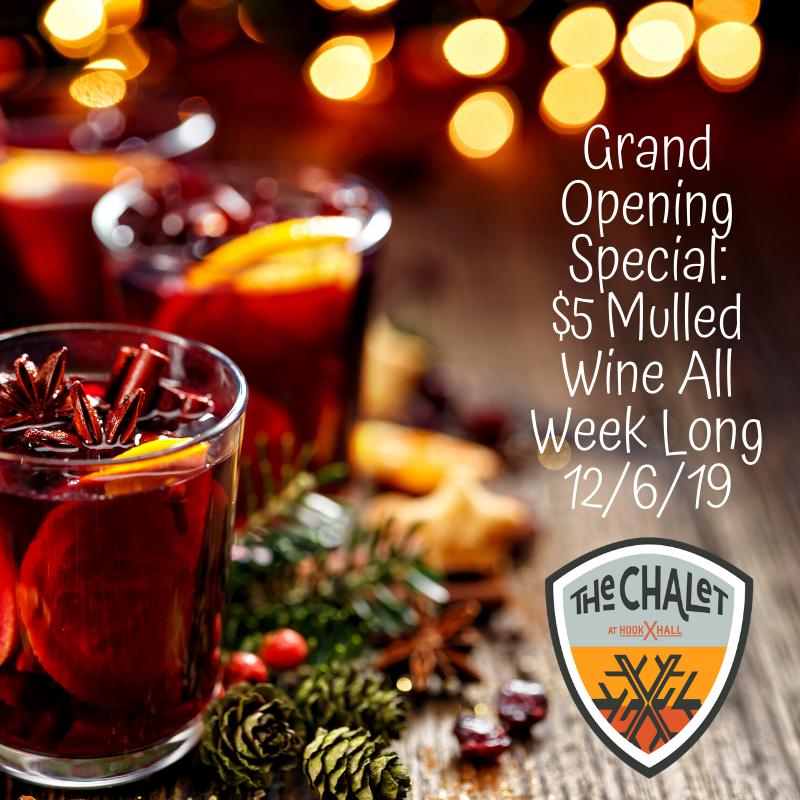 We officially open tonight at 4:30! Get ready #DC- The Chalet at Hook Hall is exactly what you've been missing in the long winter months. Stay tuned for announcements on all of our upcoming events! 

#DeliverTheUnexpected #TheChaletAtHookHall #DCDrinks #DCDrinkSpecials #DCEvents