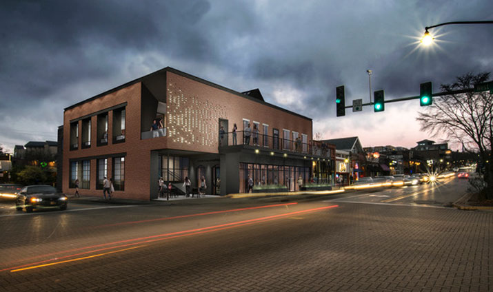What's happening on West &amp; Dickson in Fayetteville? The former Hog Haus is getting a facelift by the incredible <a href="/modusstudio/">Modus Studio</a> ✨  Read more about the project here: fayettevilleflyer.com/2019/03/26/new…