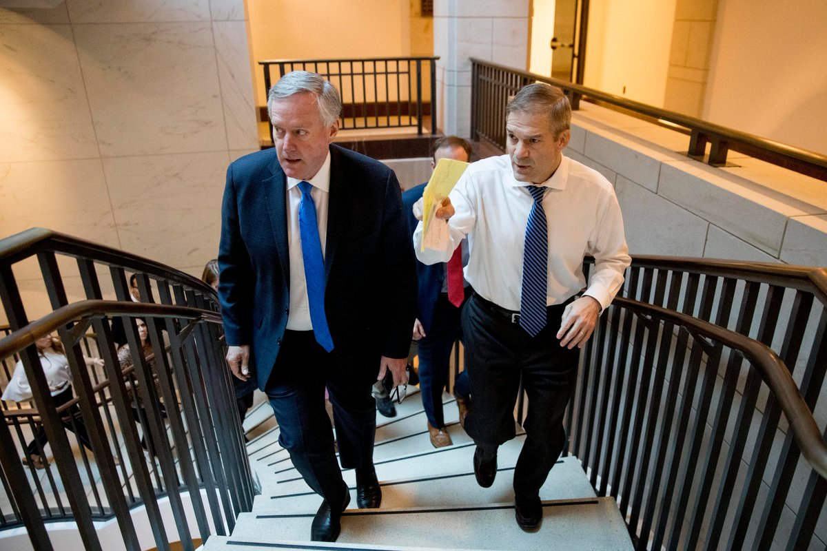SecretsBedard's tweet photo. Buzz 1: More viewed GOP Twitter defense by @RepMarkMeadows @Jim_Jordan of Trump than Big 3 networks. https://t.co/1pyE1sc4A3 https://t.co/HKoMljOChj