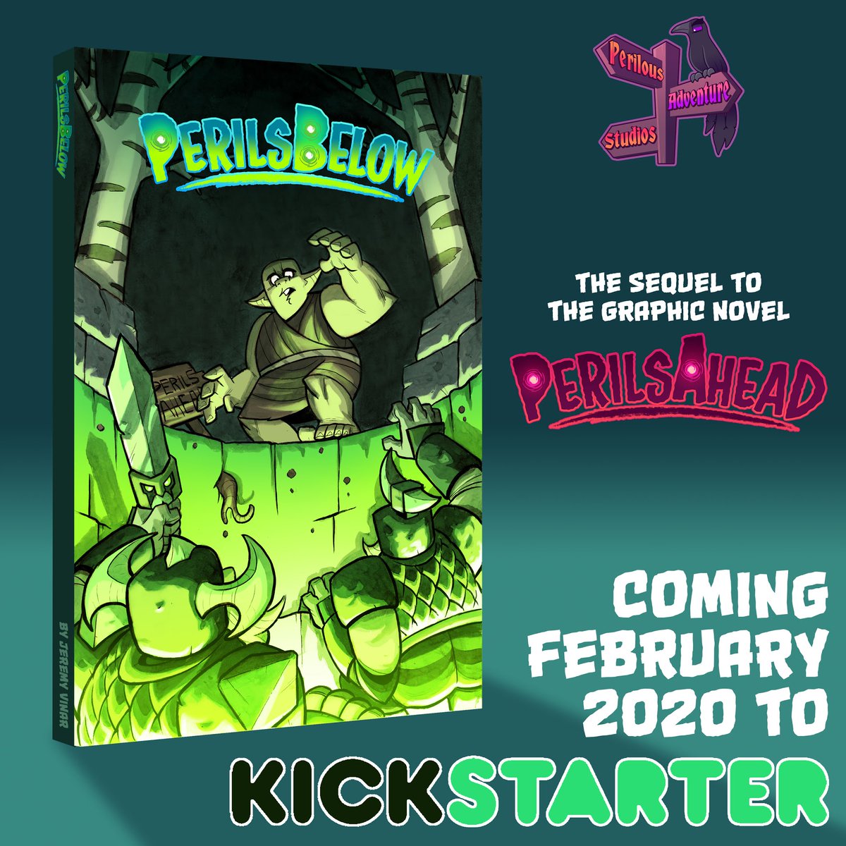 The sequel is coming! If you haven't read the original, now is the time! We still have copies for sale on our website: perilousadventurestudios.com #graphicnovel #comic #comicbooks #fantasy #fantasyart #selfpublished #kidsbooks #indiebooks #graphicnovelsforkids #kickstarter