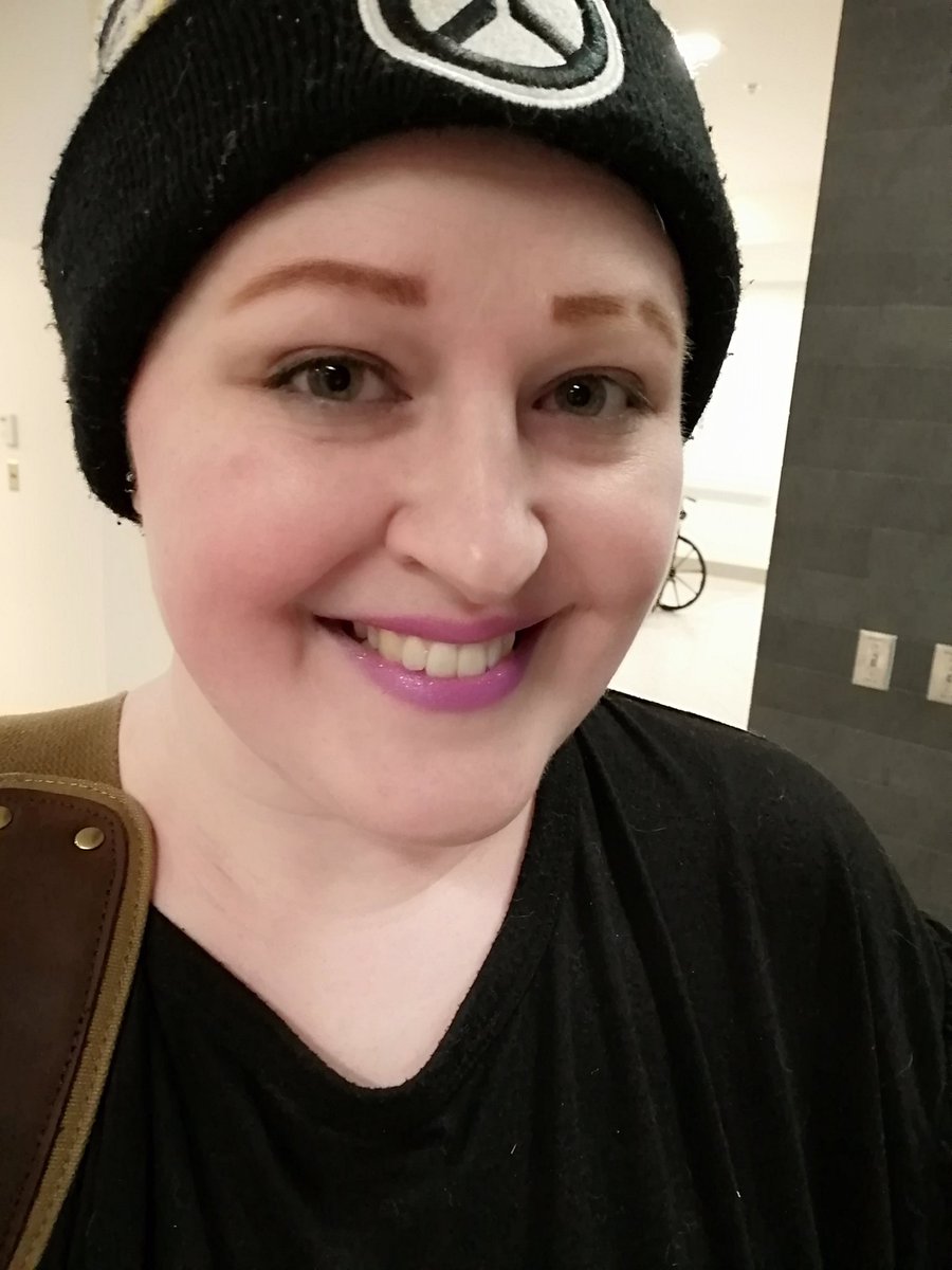 TheBaneMachine's tweet photo. The face of one who has completed her second round of radiation doses!!! 🥳 #cancertreatment #synovialsarcoma #FridayFeeling #thatisasparewheelchairbehindmyheadnotanearring https://t.co/6XYvDx00KW