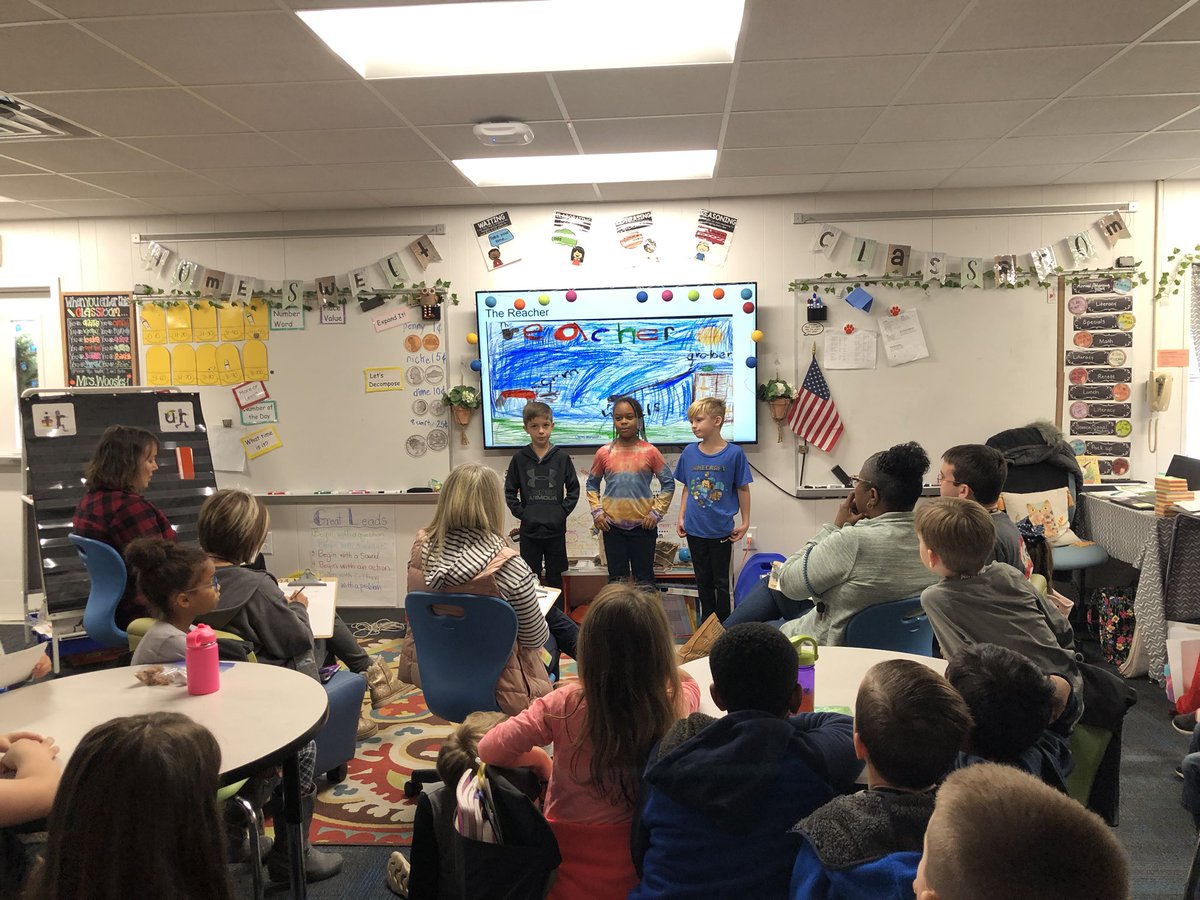 MichelleWoosle1's tweet photo. We were #owlaboard today as we had our Shark Tank inventions final round.  We had so many #owlsome inventions!  Congrats to the Camera Collar for winning @OakviewElem https://t.co/Km10fTSmOv