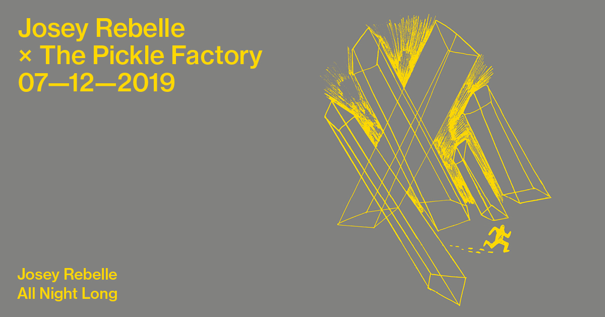 .@JoseyRebelle, Pickle resident and a DJ that sums up everything we love about London club culture, plays a 7 hour All Night marathon with us tonight 🌹 very last tickets, more OTD → po.st/JOSEY04