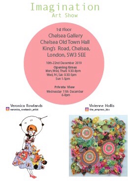 Come and join me and talented 
@TheEmpressKiss
 for our exhibition pv at Chelsea Old Town Hall on Wednesday eve...
Please Rt x

@_communityfocus
 
@HandmadeHour
 
@Rosettaarts
 
@sunnyjarecohub
 
@theshapeof
 
@masato_jones