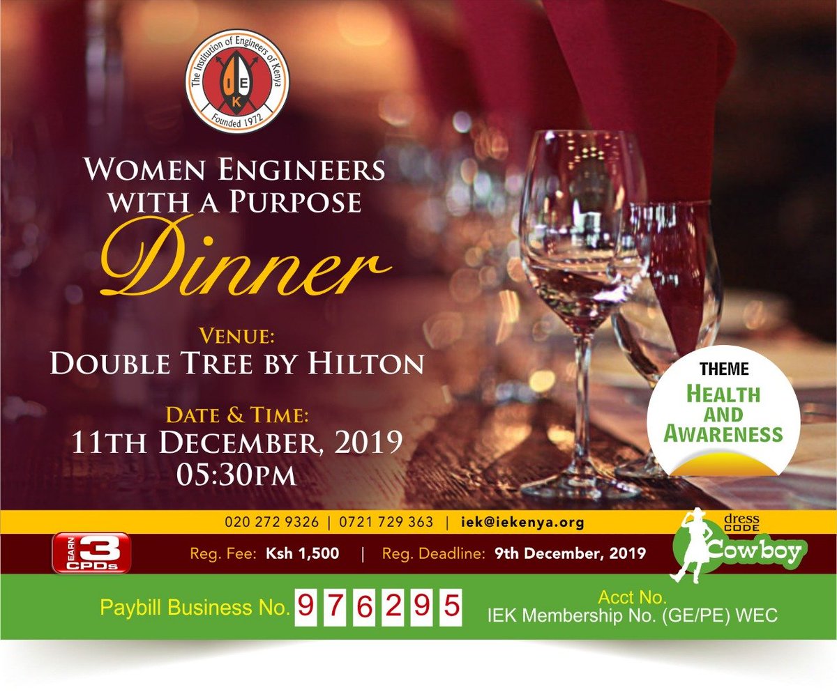 ieksouthrift's tweet photo. Wednesday nights are special, they have even been named "Ladies Night".
Well, the IEK Women Engineers invites all women engineers to a dinner on Wednesday 11th December at DoubleTree by Hilton.
Dress code: Cowgirl
See the poster for payment details https://t.co/NcsLcQS7EV