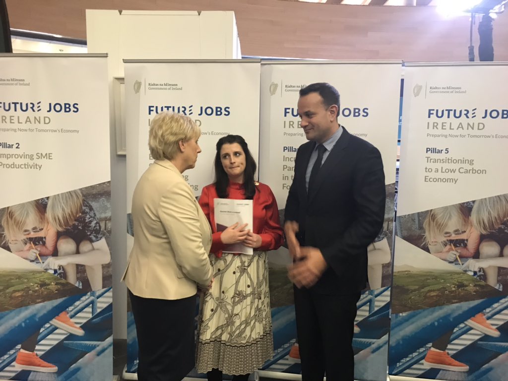 Tracy_Keogh's tweet photo. What an extraordinary opportunity to speak at #FutureJobsIreland today. 

I am so proud of Ireland Inc, our community and how we’re driving a fundamental change in how our communities work - together. 

Life with @GrowRemoteIrl gets more surreal by the day! https://t.co/EDhH1KTezf