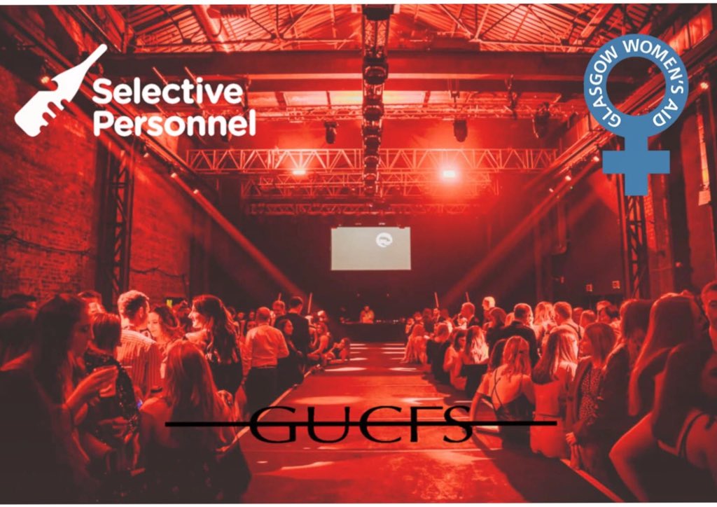 Be_Selective's tweet image. We are sponsoring @gucfs in support of Glasgow Women’s Aid! Did you know 1 in 4 women experience domestic abuse in their lives? By getting your VIP ticket now you will not only be contributing to this worthy cause, it will also get you drinks at the bar on us! 🥂 #charity #gucfs