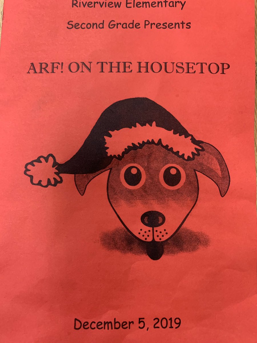 RESpanthers's tweet photo. Thank you to our amazing second graders for an outstanding performance of Arf! On The Housetop! #workhardplayhard @SpotsySchools https://t.co/uNDQiOHUtI