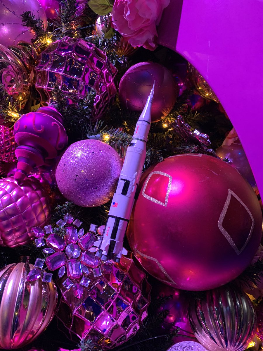 HigherOrbits's tweet photo. Today @spacechelle is enjoying some #FestiveHolidayFun with @CruellaLynette in Chicago at @NPierWonderFest &amp; they even found a tree that is space inspired! Clever! #SpaceInspires #STEAM @nasa @NavyPier #WinterWonderfest @FifthThird #Holiday https://t.co/88S5JqU8BI