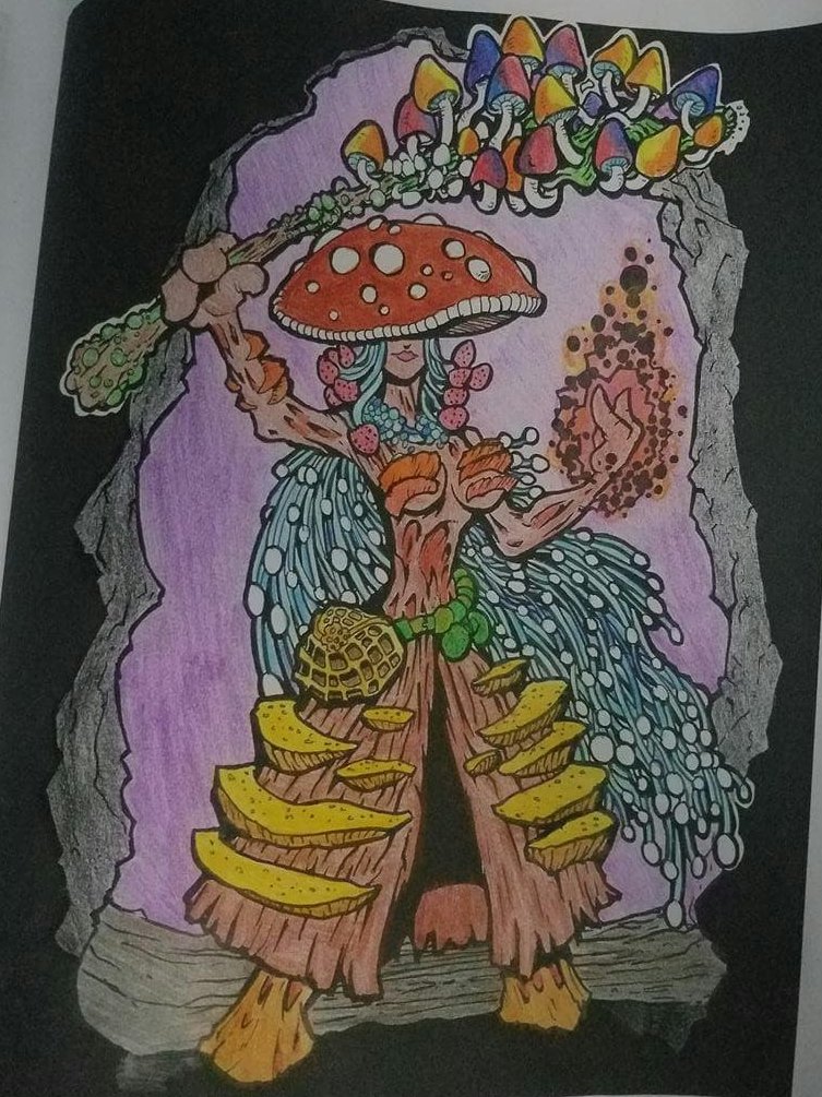 FillPops's tweet photo. Fan of Fantasy art with a brutal touch? go check out #DoomFate by @Passion4Drawing !
Also i highly recommend picking up his fantasy coloring book, its a perfect gift for a loved one this holiday! check out this Fungi Sorceress from #Mythzars
#ComicsGate 
https://t.co/fGdPGQKfl9 https://t.co/qRqKjoAo6T