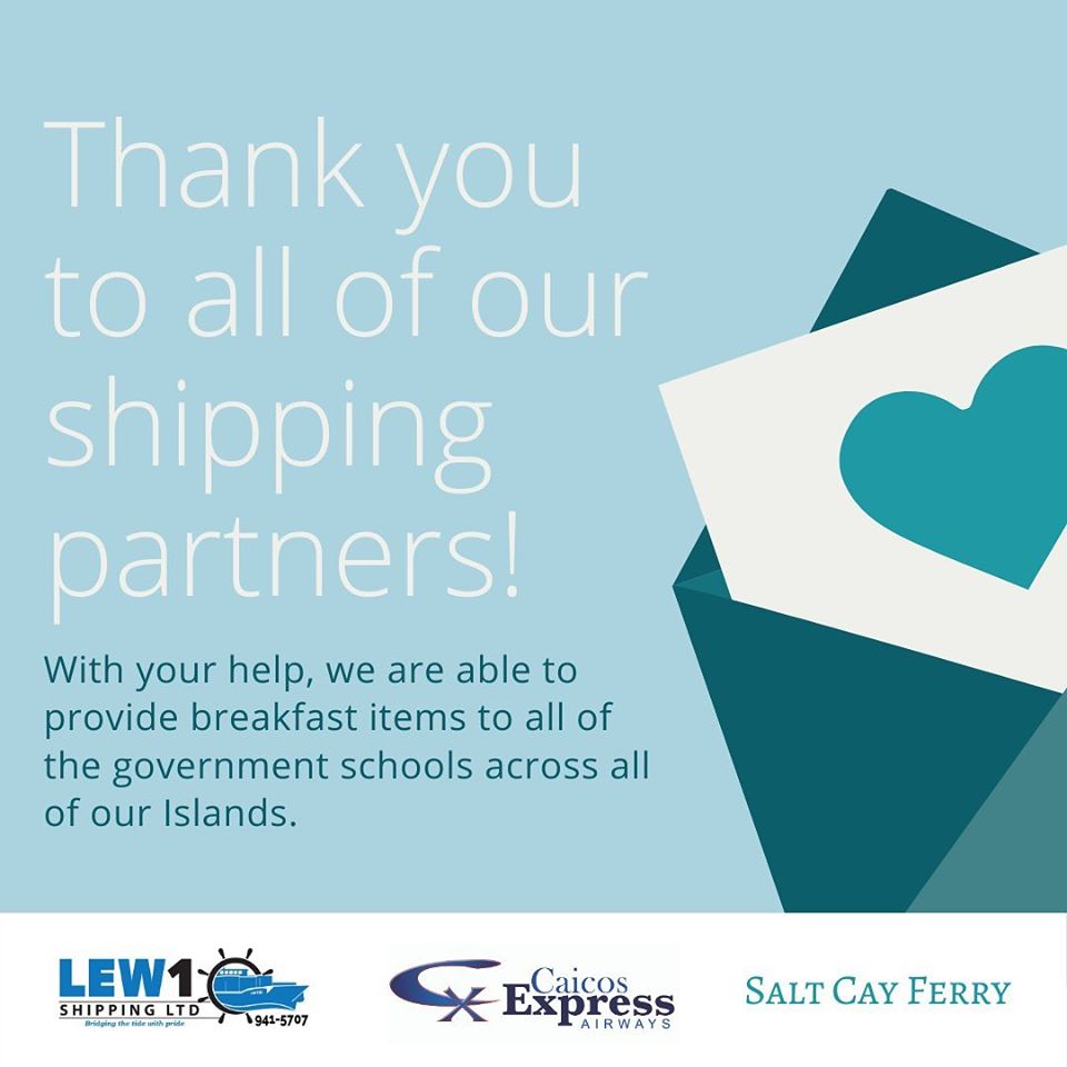 FFTTCI's tweet photo. ‘Tis the season to be grateful and we sure are grateful to our shipping partners. Thanks for donating your services to bring breakfast food into the Islands and then distribute it to North, Middle and South Caicos, Salt Cay and Grand Turk! 💜🙏
•
#thankyou #Savory&amp;Co. https://t.co/cUDxLWgiDy