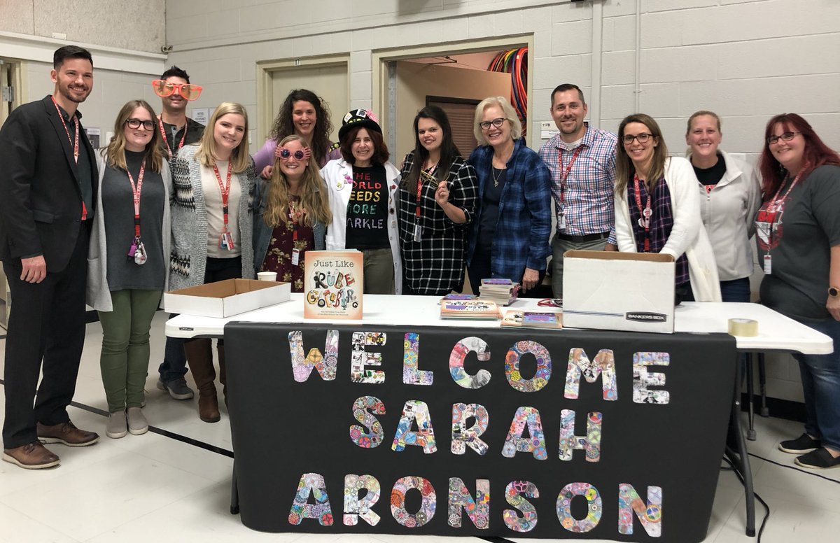 Mrs_McHugh's tweet photo. This week @sarah_aronson visited BGS for our first ever STEAM night! We all had a blast! Thanks to our amazing PTO for all that they did! ⚙️ https://t.co/Vy62S8LvHF