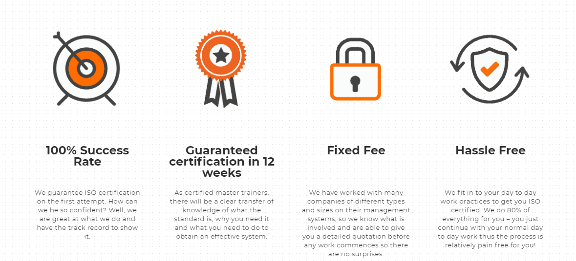 CGBusConsulting's tweet photo. Not sure where to go for ISO Certification? Look no further.
CG Business Consulting are Ireland's leading ISO Consultants. We guarantee a 100% success rate, certification within 12 weeks, a fixed fee & a hassle free process #CGBC #ISO #Certified #standards #weknowISO #success https://t.co/KUxwu9XJ6Z