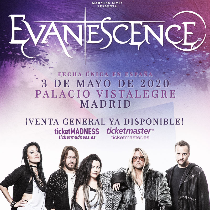 MadnessLive's tweet photo. 🔥 ¡Venta general para @evanescence YA disponible! 🔥
En https://t.co/dHY5Qvk2n7 y Red https://t.co/FSZ9CElbgC (Fnac, Halcón Viajes).
3 de mayo, Palacio vistalegre (Madrid) #evanescence #fechaunica https://t.co/Jo6o3F7N9J