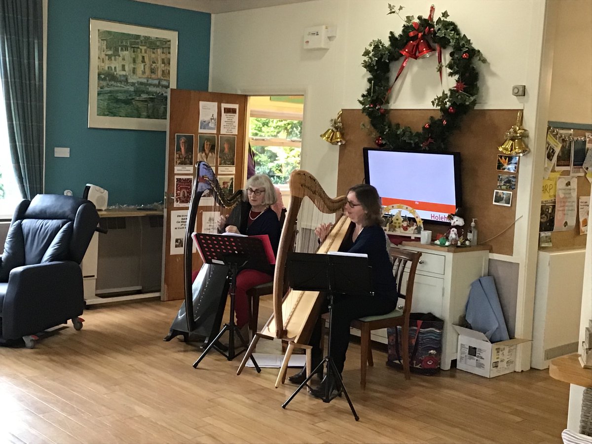 LHolehird's tweet photo. This morning we had Harps Northwest come and play carols to all the residents. We can’t wait to see them again in February https://t.co/604hkgPIOO