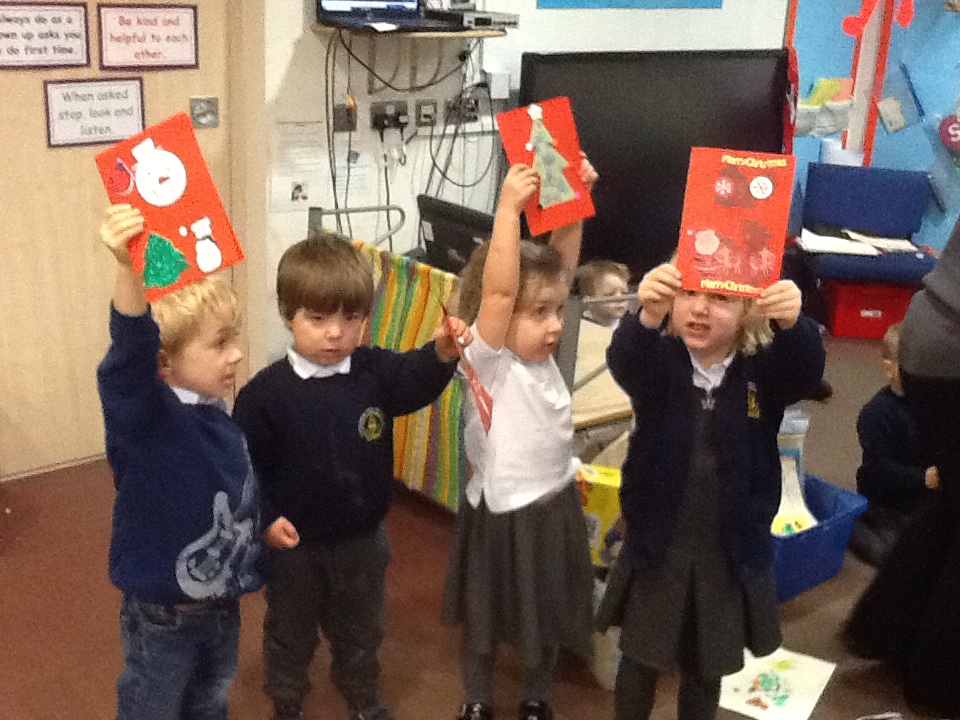 navigationEYFS's tweet photo. EYFS have been thinking about being Eco Warriors and rather than sending cards to the whole class we each made a card for a special friend. Today was our Christmas card ceremony. (Ultimate 'cuteness' overload for the adults! We managed not to cry!) 🎄🎅🥰 https://t.co/AvKowuAlMk