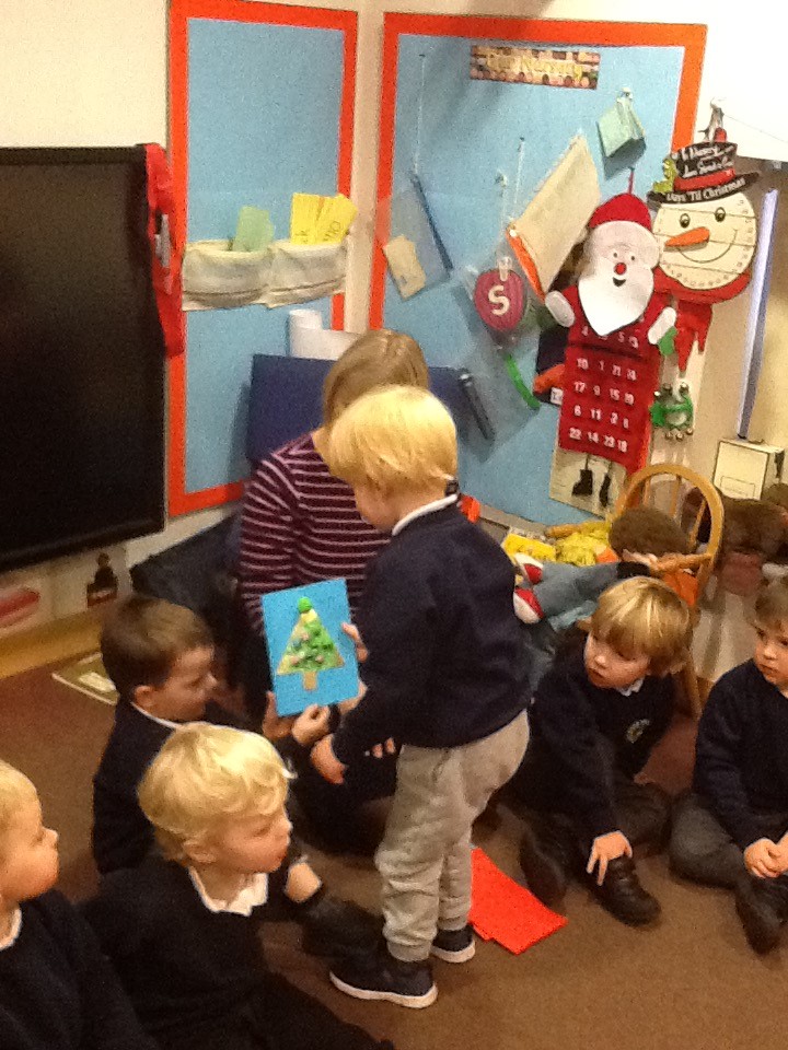 navigationEYFS's tweet photo. EYFS have been thinking about being Eco Warriors and rather than sending cards to the whole class we each made a card for a special friend. Today was our Christmas card ceremony. (Ultimate 'cuteness' overload for the adults! We managed not to cry!) 🎄🎅🥰 https://t.co/AvKowuAlMk