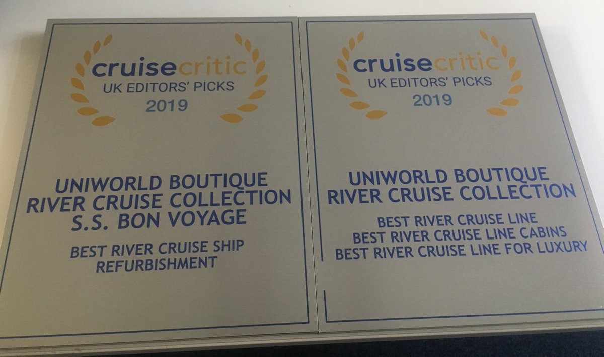 Uniworld Trade UK (@uniworldtradeuk) on Twitter photo Wow! What a night last night was. We are so proud to have won four awards at the <a href="/CruiseCriticUK/">Cruise Critic UK</a> awards - including best river cruise line and best river cruise line for luxury! Wow! What a night last night was. We are so proud to have won four awards at the <a href="/CruiseCriticUK/">Cruise Critic UK</a> awards - including best river cruise line and best river cruise line for luxury!