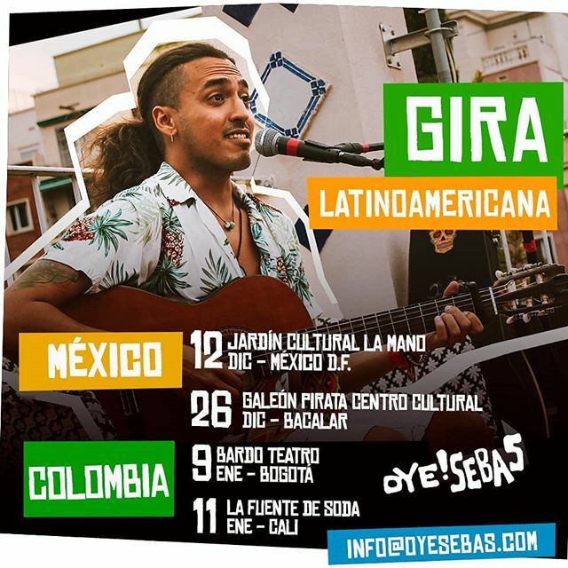 🍍💥Familia, es una alegría anunciar este nuevo paso que doy, vuelvo a cruzar el charco, para tomarme unas vacaciones y de paso compartir mi musica por PRIMERA VEZ EN MÉXICO Y EN COLOMBIA. 🙏Agradezco mucho la difusión.🙏 💥12/12 México D.F
💥26/22 Bacalar - México
💥 9/01 Bogo…