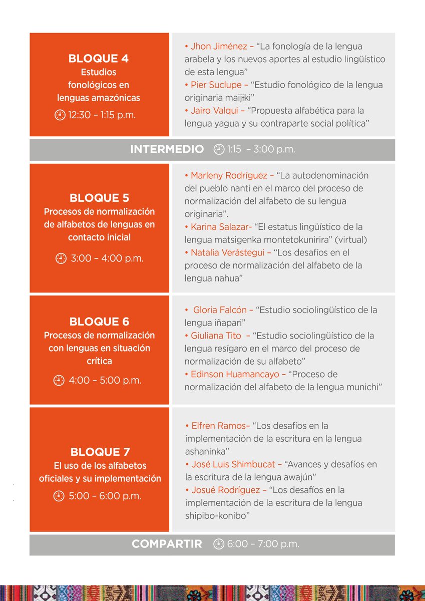 letrasUNMSM's tweet photo. #EventosLetras #Lingüística

Compartimos el programa del Coloquio «Con estas letras vamos a andar».

🗓 Viernes 13 de diciembre
🕘 De 9:00 a.m. a 7:00 p.m.
📌 Auditorio «José Antonio Russo Delgado» (primer piso de la FLCH) https://t.co/KOMa0Obgqk