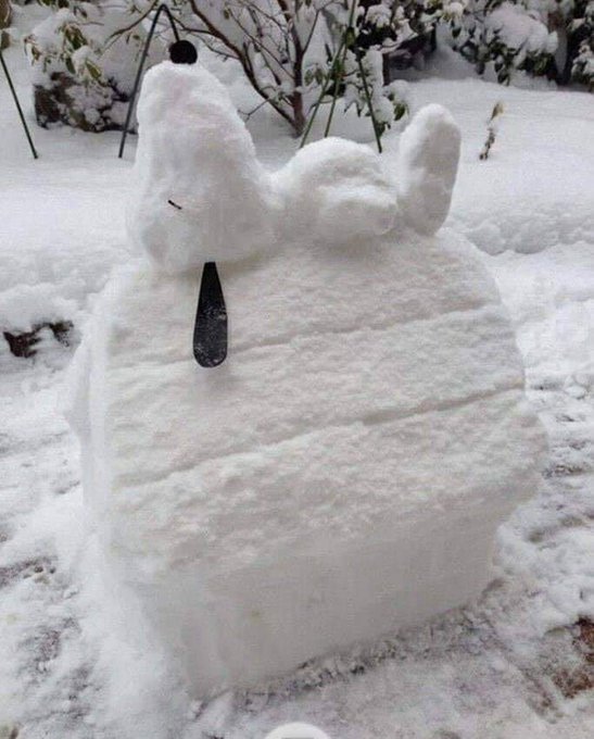 picture Thursday Snoopy Snow scoopnest