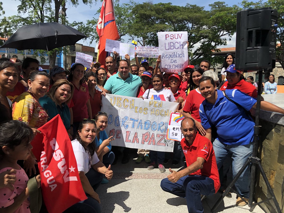 IvsshjavAragua's tweet photo. #Aragua En el Municipio Libertador Somos portadores de paz @NicolasMaduro @magallyvina @RMarcoTorres @regulolacruz https://t.co/GIe2grdFXa