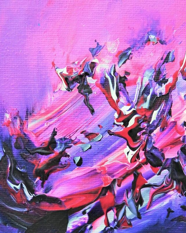 FOR SALE (DM me if interested)⠀
⠀
"Purple Flame"
This is a close up of an abstract landscape painting that I created using only a very limited colour palette. It's inspired by the mystical energy of fire. Light can distort the colour of everything in… ift.tt/34UKeN6