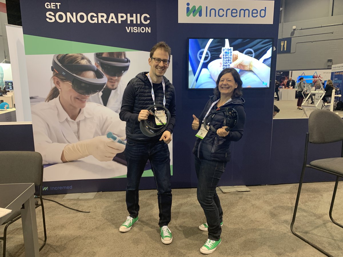 We had a great time at #RSNA19. Thanks to everyone who stopped by our booth! Special thanks to Nadja A. Farshad-Amacker, MD for making this event a success with her presentation of the study about augmented reality for ultrasound-guided interventions. incremed.com