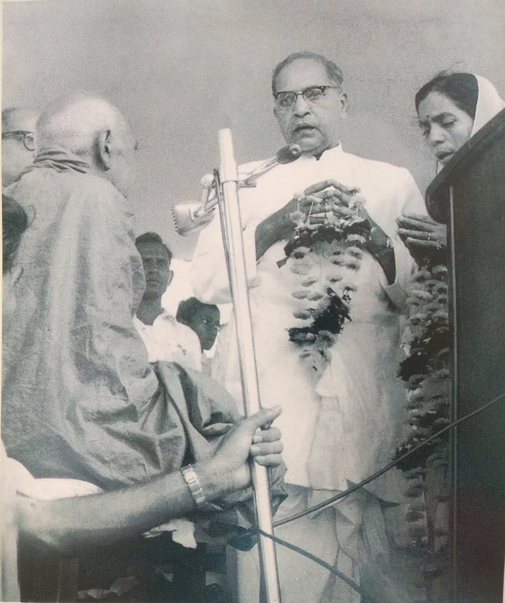 Babasaheb at Dikshabhoomi Nagpur to embrace Buddh Dhamma along with his thousands of followers