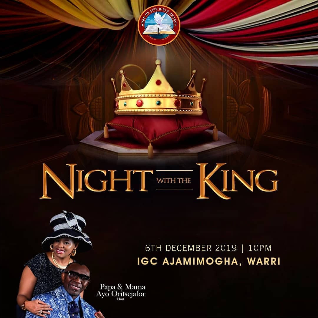 HOritsejafor's tweet photo. #Repost @wlbcigc
---
Please be reminded that tonight, we'll be having a powerful night service tagged "A Night With The King" lives at the International Gospel Centre, Ajamimogha by 10:00 PM.
Kindly make out time to be a part of this
God bless you...!
#ANWTK #WLBC https://t.co/BzsVPcKuHb