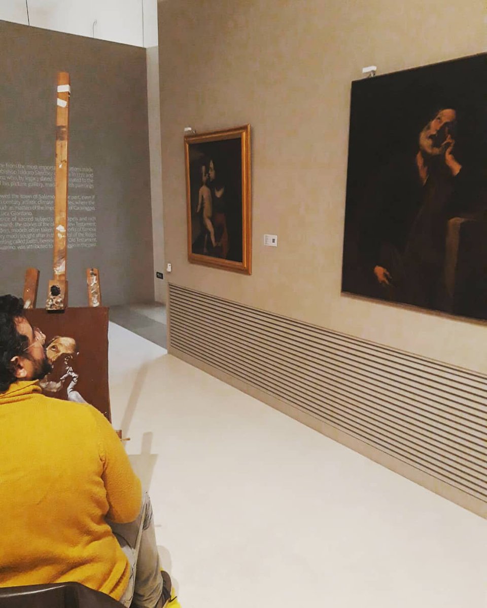 Oggi artisti all'opera...

 Gli #artisti Antonio Gesualdi e Alfonso Pertini

#museo #custodire #valorizzare #creare #arte #art
#pittura #seicento #copiedautore #Salerno