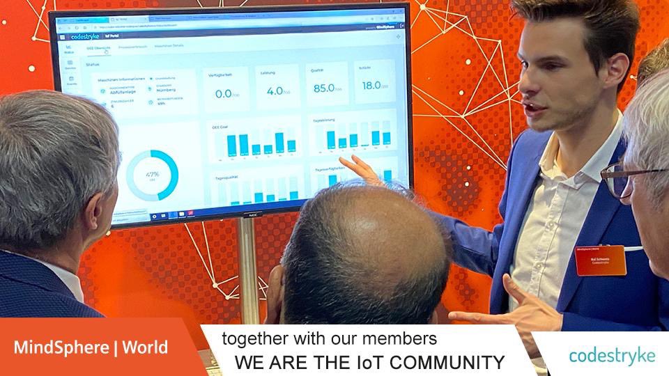 We are happy to member of the #MindSphere World Community. 😊
We had a great time discussing IoT use cases at #sps19.
Check iotyze.io for more info!
