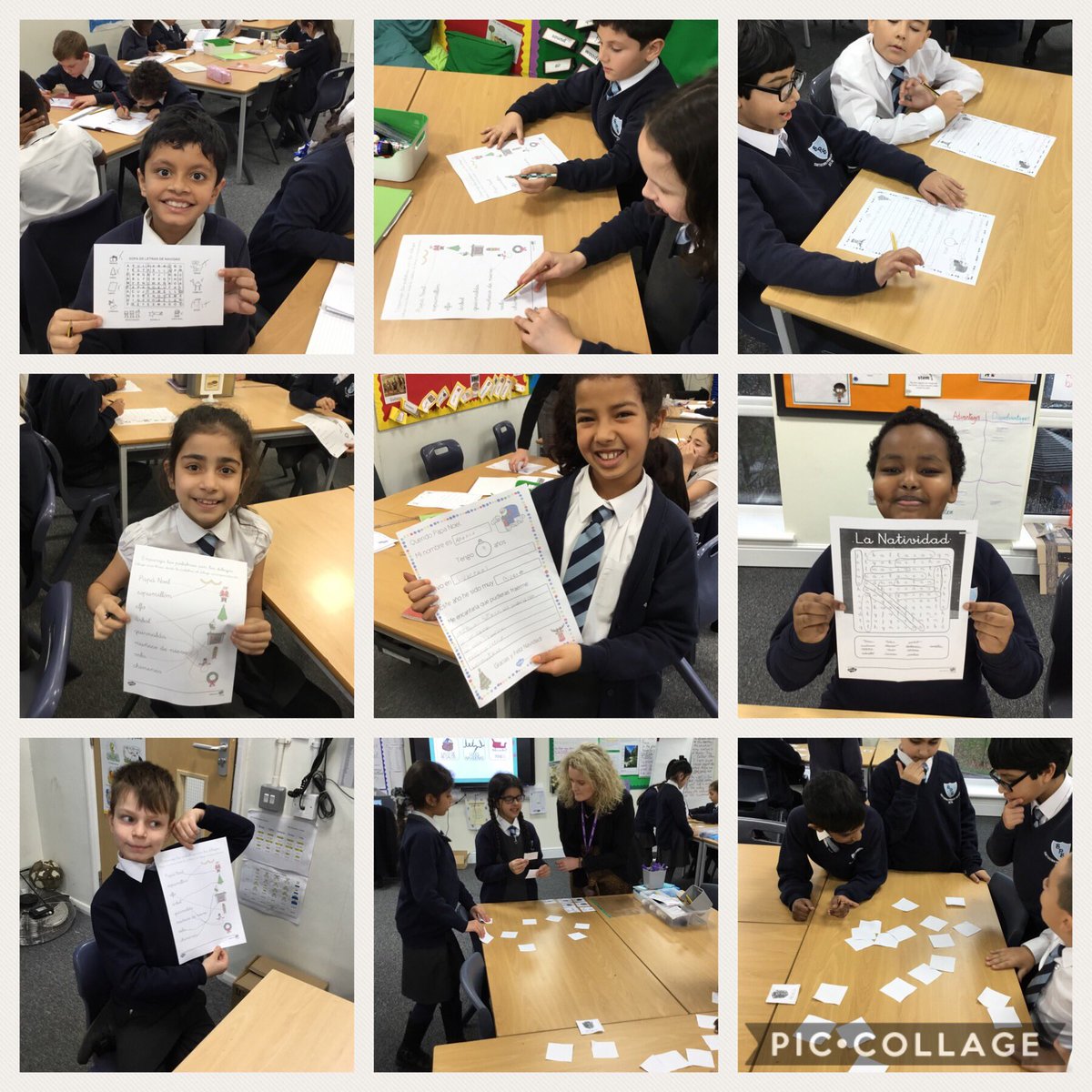 bengibdog's tweet photo. A great big ' gracias' to the students from Hope University! Year 4 and Year 6 have had a fabulous afternoon learning how Spanish people celebrate Christmas!!#smithdownmfl https://t.co/S4jBStMkXs
