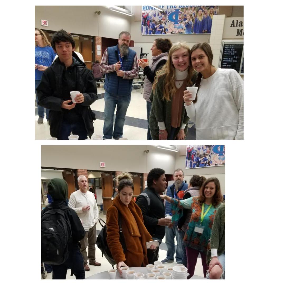 CIPrincipal's tweet image. Another day, another reason to love being a part of the CIHS Community! This morning the PBIS Team and Community Volunteers served all students hot chocolate upon arrival. IT'S ALWAYS A GREAT DAY TO BE A BLUEJACKET! @38rudy @ISD911