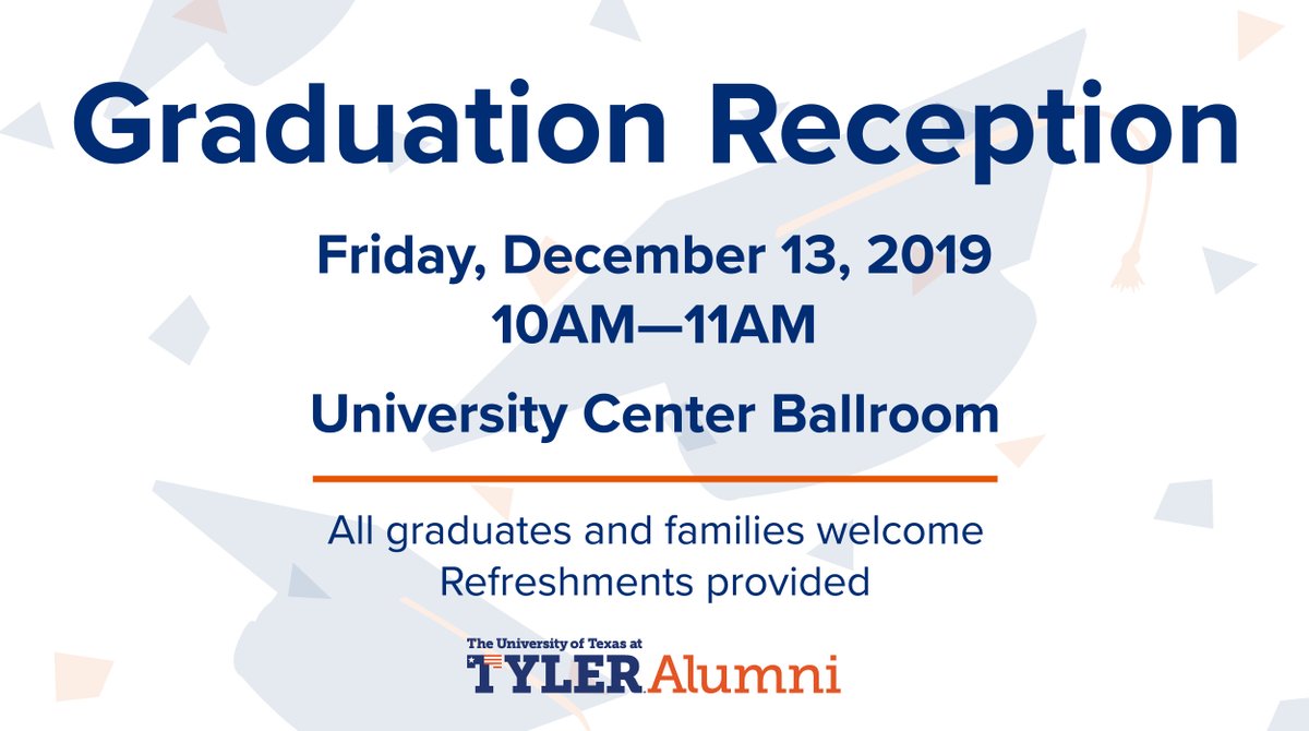 Graduates and families, please join us: