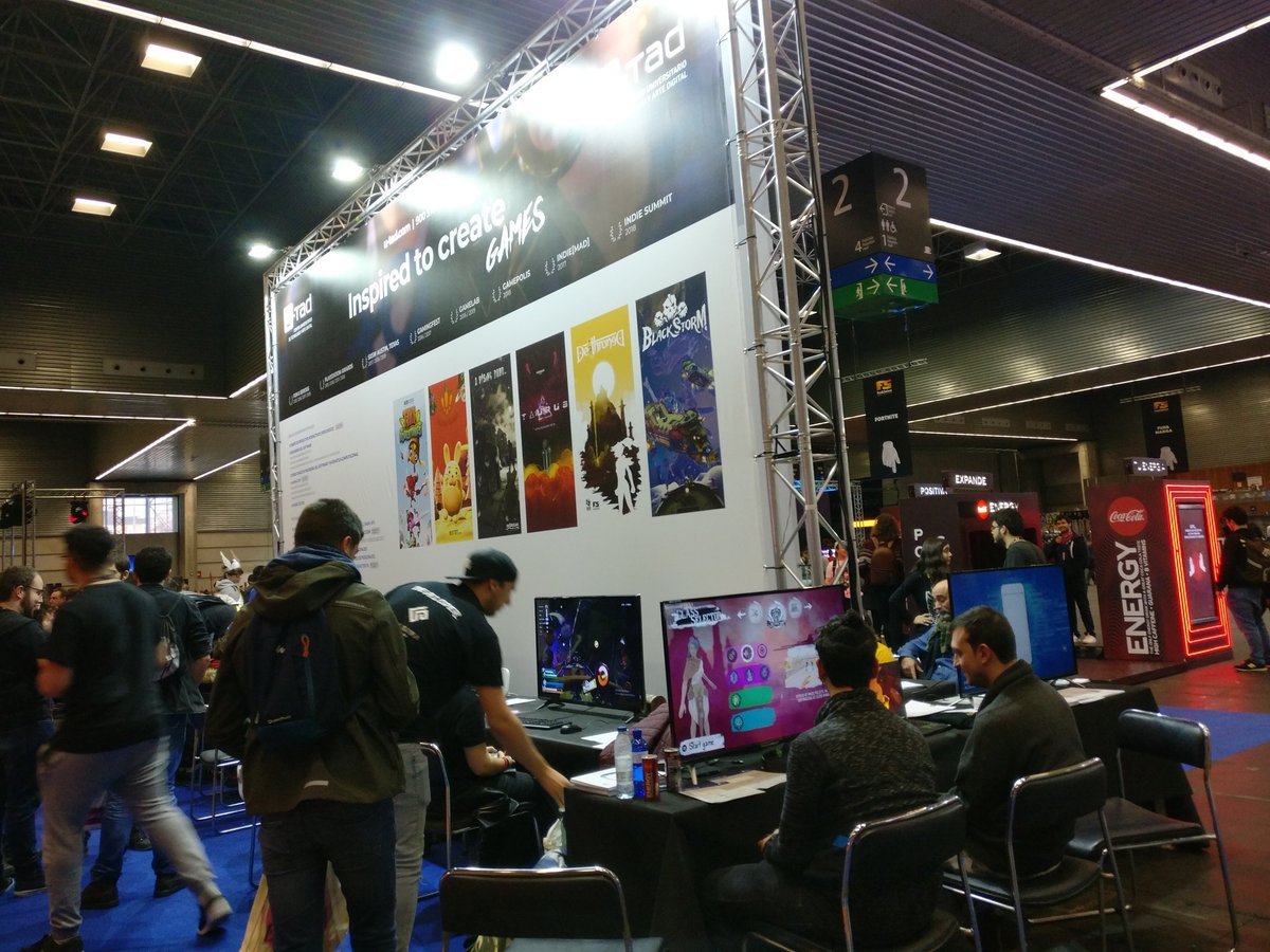 Estamos en <a href="/funandserious/">Fun & Serious Game Festival</a> con <a href="/U_tad/">U-tad</a> 
Venid a probar #Deathroned ☠️👑
¡¡No os lo perdáis!!
☢️🍞