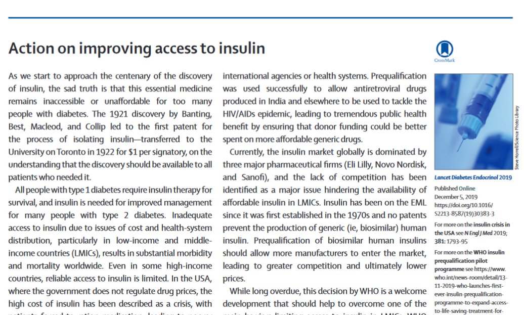 The Lancet Diabetes & Endocrinology (@thelancetendo) on Twitter photo New <a href="/TheLancetEndo/">The Lancet Diabetes & Endocrinology</a> Editorial now online: Action on improving #access to #insulin bit.ly/ActionInsulin #diabetes #GlobalHealth #diabetes <a href="/WHO/">World Health Organization (WHO)</a> New <a href="/TheLancetEndo/">The Lancet Diabetes & Endocrinology</a> Editorial now online: Action on improving #access to #insulin bit.ly/ActionInsulin #diabetes #GlobalHealth #diabetes <a href="/WHO/">World Health Organization (WHO)</a>