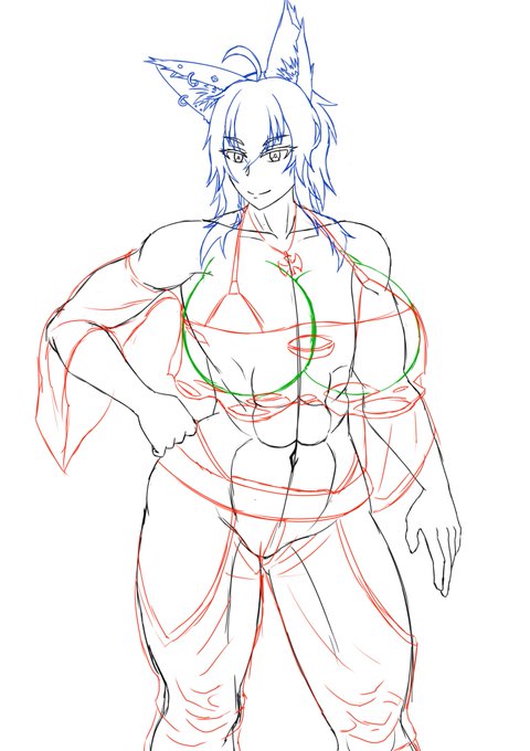 描いてるアピール 