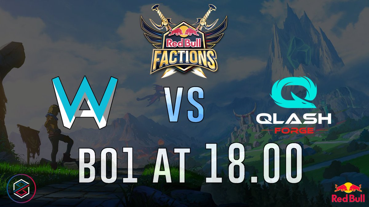 After yersterday's victory against <a href="/ZetaTeam3/">Zeta Team</a> tonight we are going on with the fifth Tower of RedBull Factions.
We are going to face <a href="/QLASH4G/">QLASH_Forge</a> at 18:00CET, come and watch the <a href="/redbullITA/">Red Bull Italy</a> Live Stream on Twitch!
twitch.tv/redbullit

#GOWOLVES