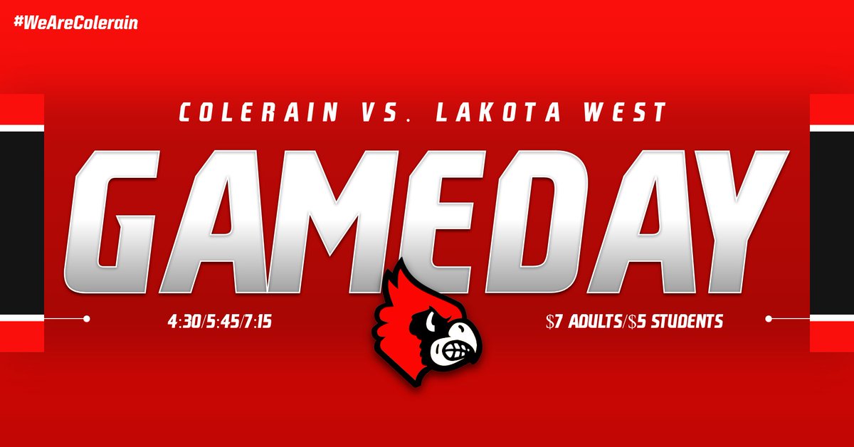 WeAreColerain's tweet photo. IT'S GAMEDAY!

Colerain hosts Lakota West, tip-off at 4:30/5:45/7:15

BE THERE! BE LOUD! https://t.co/A0P4Wyph5h