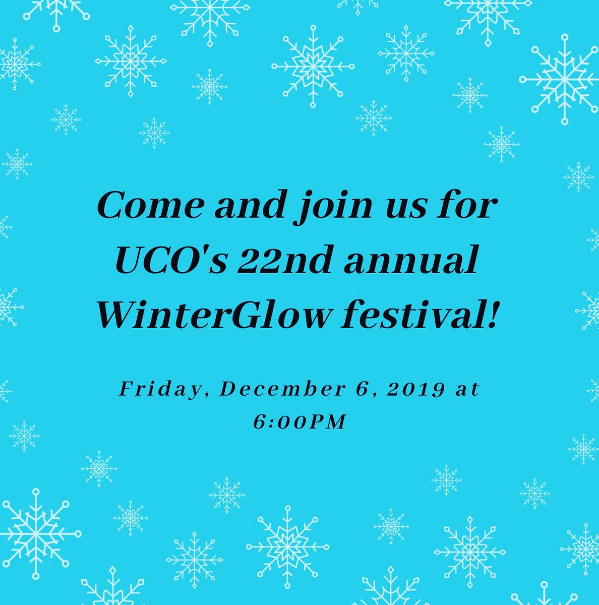 The lighting at Broncho lake will begin at 6:00pm with activities to follow in the Nigh building at 6:15pm. Bring your friends and family for a night of winter fun!