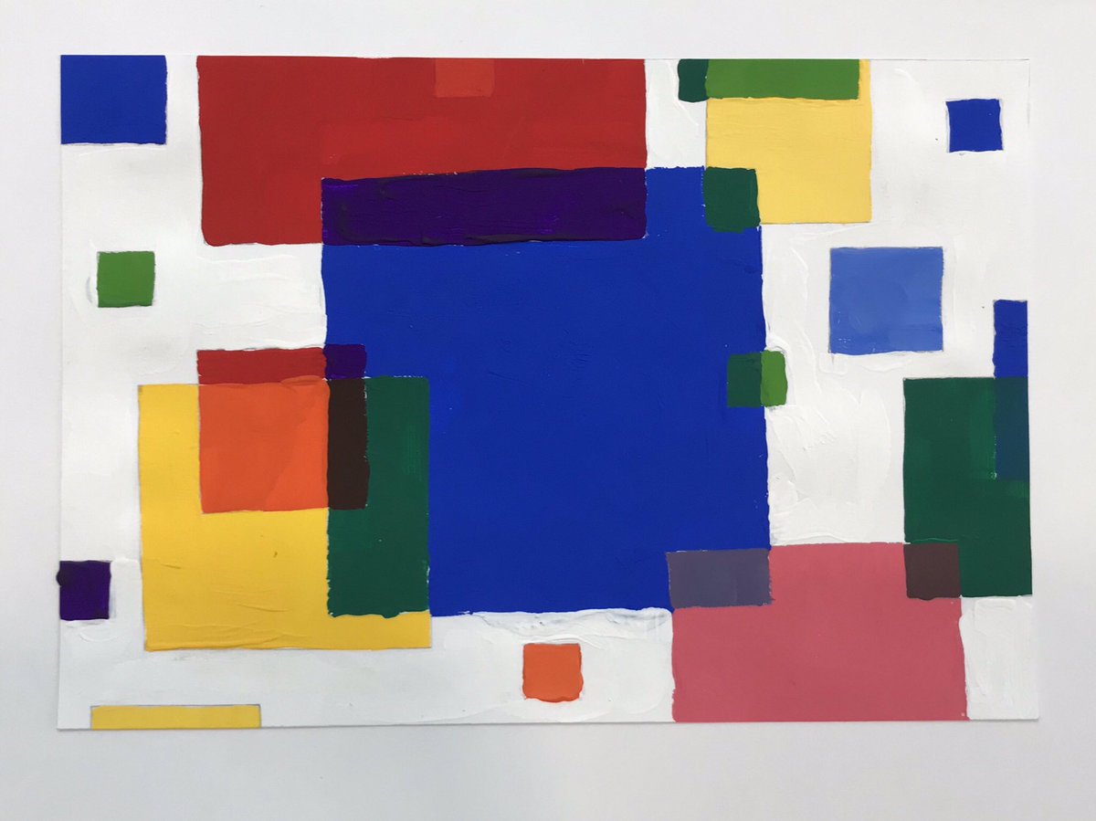 mrwilliejimenez's tweet photo. A few assignments from my color and design class. My first real attempts at painting in acrylic. Great class to take before actually taking painting 1. #painting #abstractpainting #traditionalart #traditionalpainting #artschool #coloranddesign #acrylicpainting #illustration #art https://t.co/lFpYRgE5Il