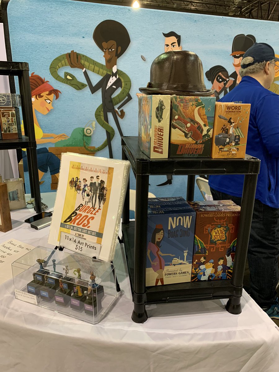 #paxunplugged2019 we’re here at booth 3737. We’re selling everything, and demoing Sabotage and Getaway Driver. Come see us! <a href="/tfowers/">Tim Fowers</a>