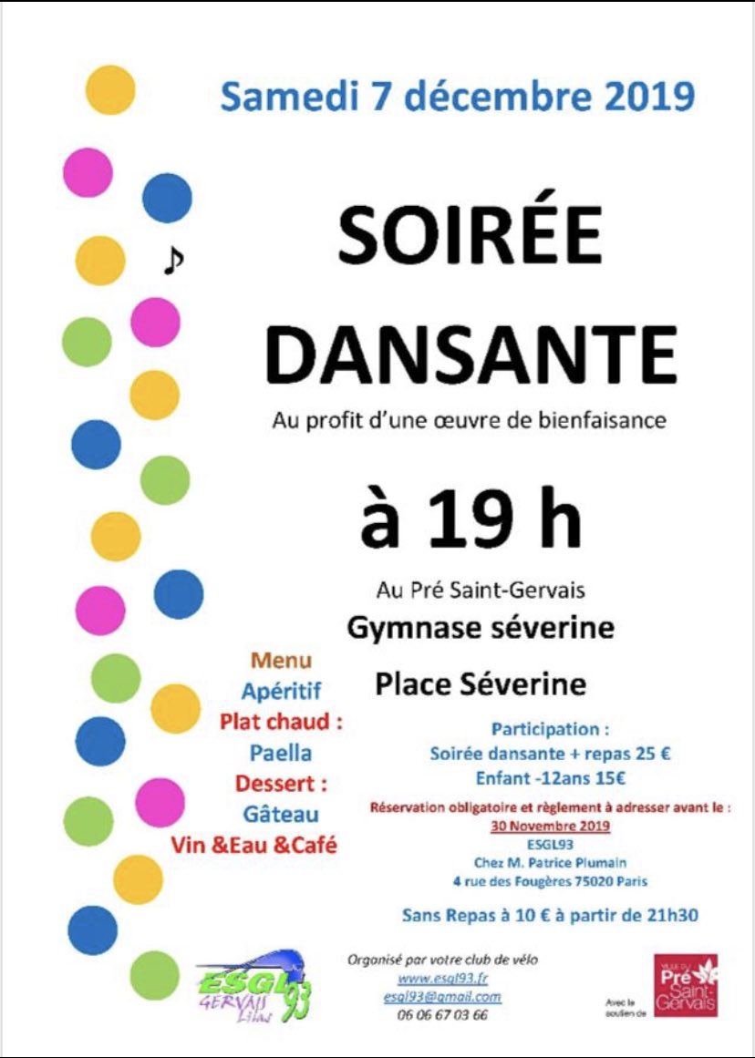 Copainsdabord93's tweet photo. Un we comme on les ❤️Sam rdv pr le #Téléthon2019 avec des actions menées par les bénévoles gervaisiens 🍰🤸🏼‍♂️🎸💃🏽 et Dim rdv au marché de Noël🤶🏼. Clin d’œil à nos partenaires @Cafe366 et @juliette_nicot qui exposeront leurs savoir-faire👩🏼‍🎨☕️👀
Belle fin de semaine @VilleduPre ✨ https://t.co/820yMd1KEq