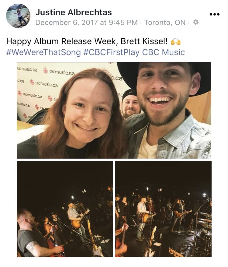 Justine2726's tweet photo. Check out this throwback, @BrettKissel! #WeWereThatSong #AlbumReleaseWeek https://t.co/65wKfQcIhX
